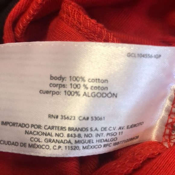 100% Cotton Baby Boy Carter’s One Piece Outfit 6 Months - Picture 8 of 8